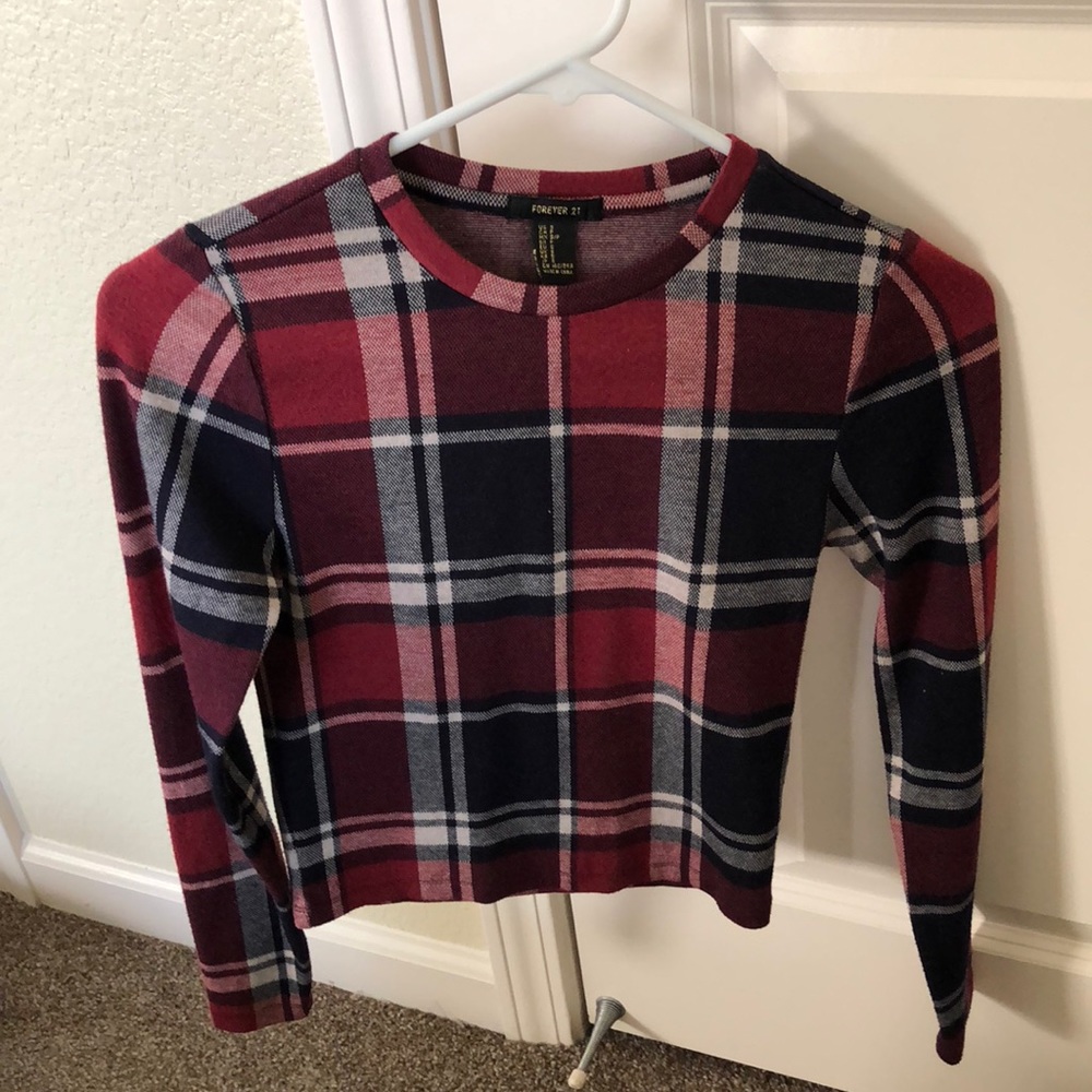 Forever 21 plaid long sleeve